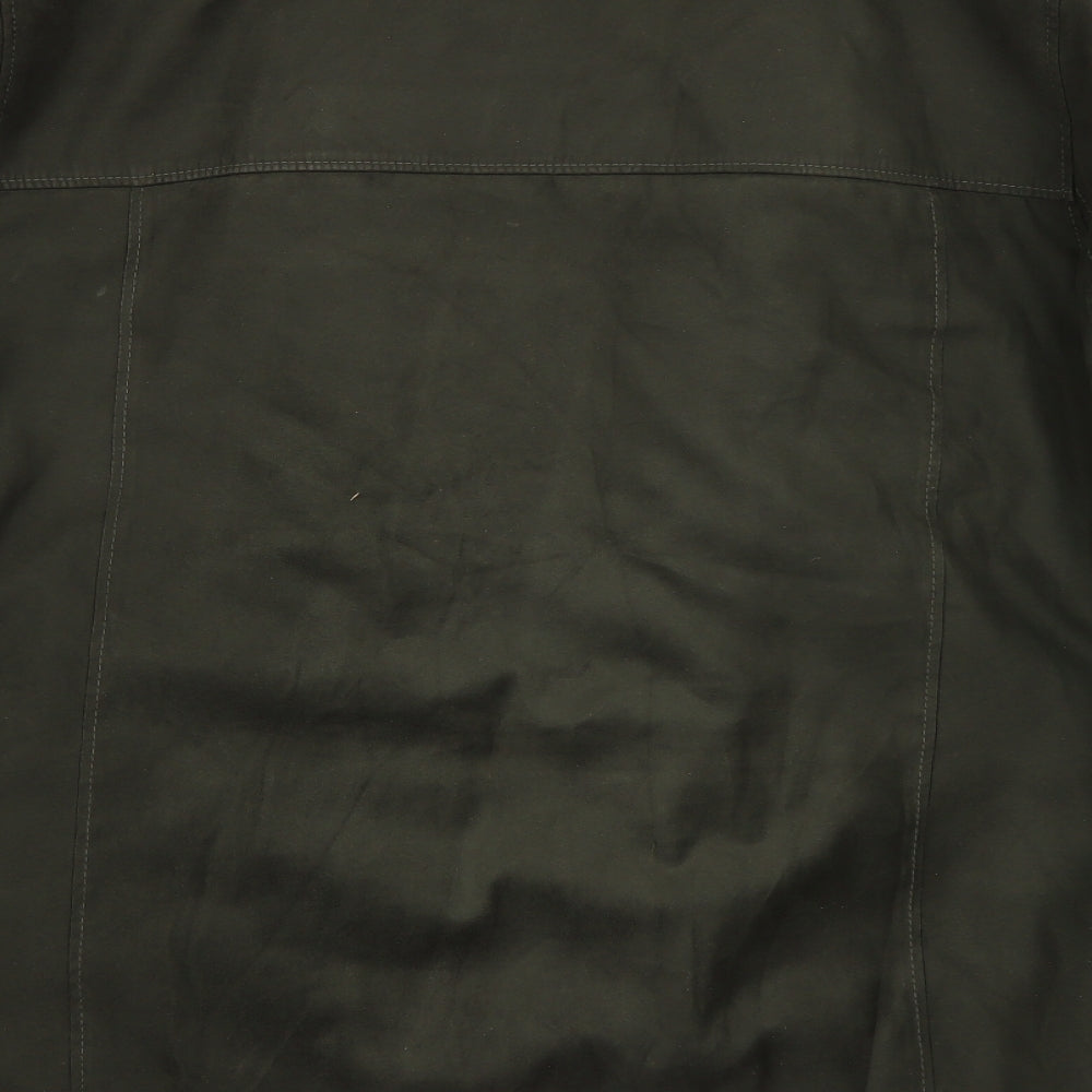 Jupiter Mens Green   Overcoat Coat Size S