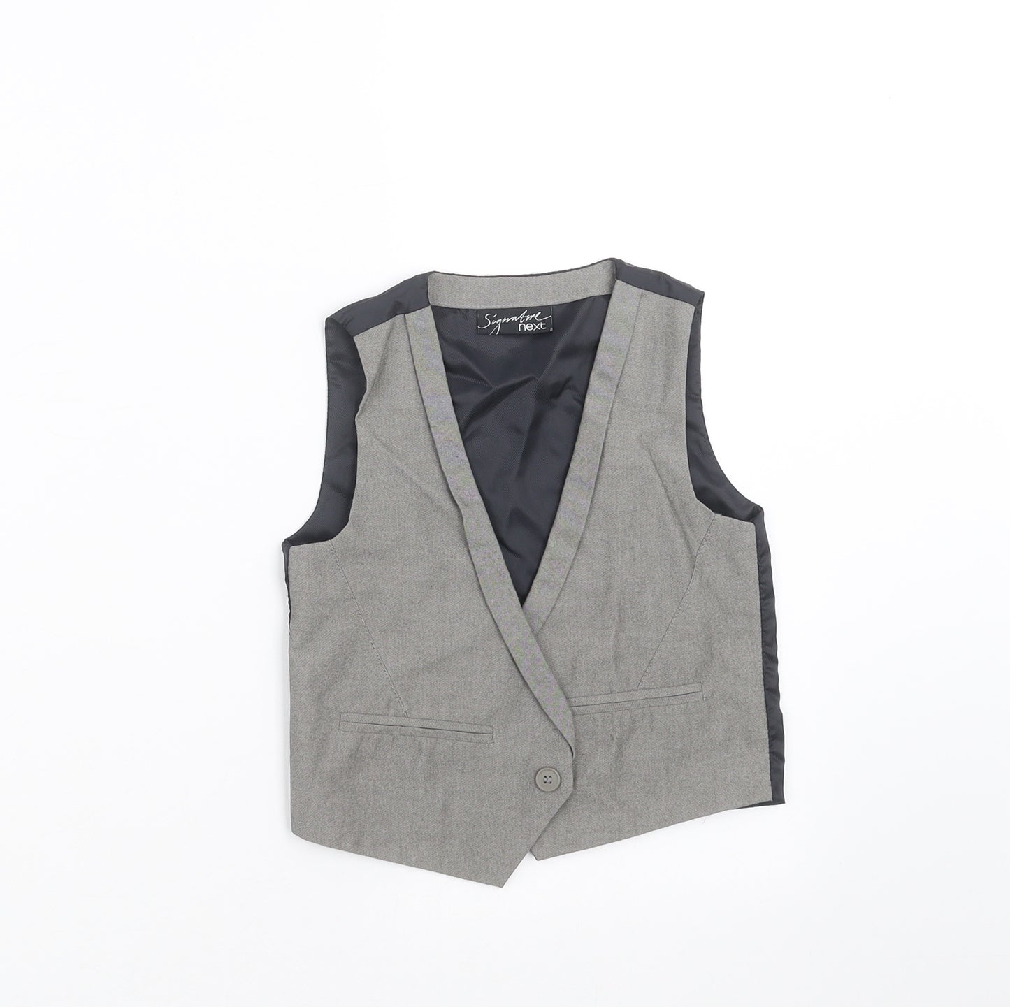 NEXT Boys Grey   Gilet Waistcoat Size 2-3 Years