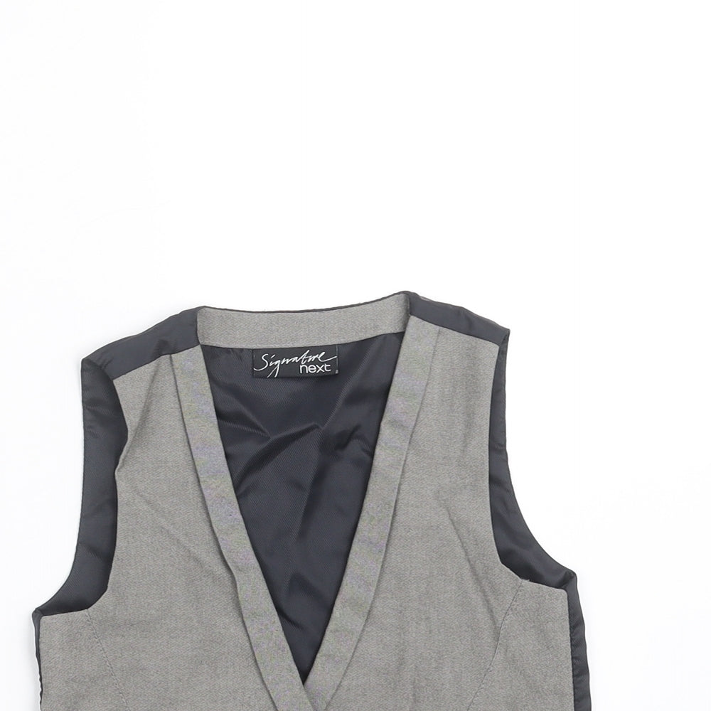 NEXT Boys Grey   Gilet Waistcoat Size 2-3 Years