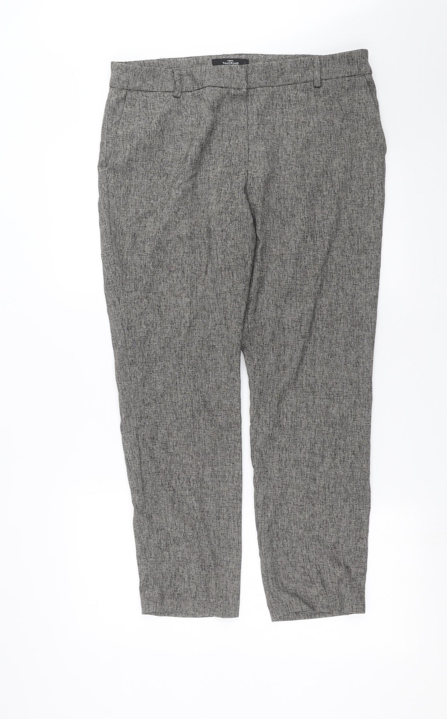 NEXT Womens Grey   Trousers  Size 14 L27 in