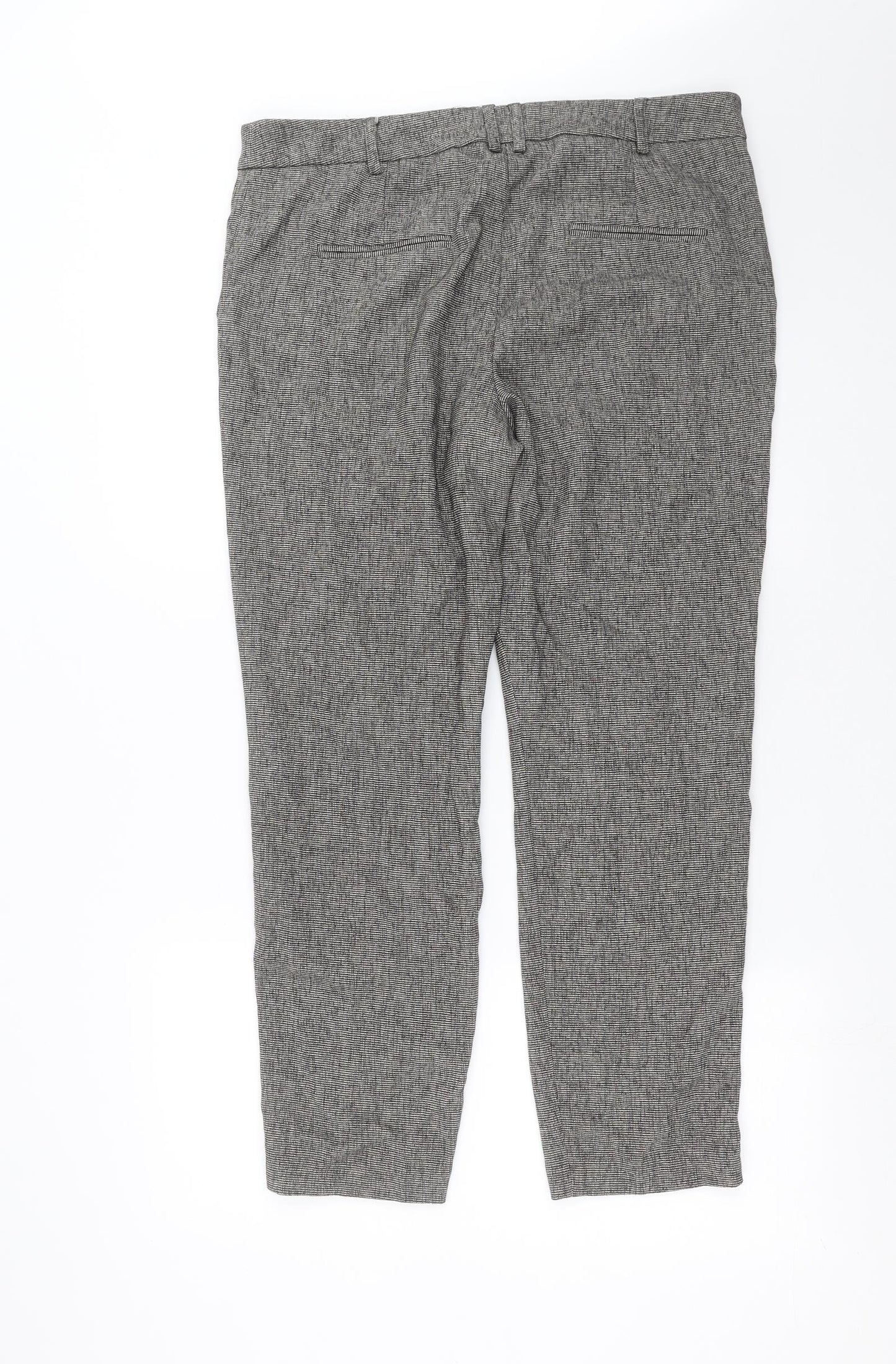 NEXT Womens Grey   Trousers  Size 14 L27 in