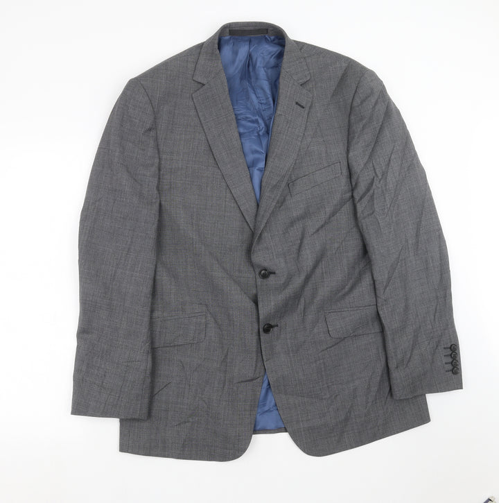 Marks and Spencer Mens Grey Jacket Suit Jacket Size 42