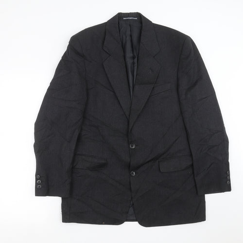 GREENWOODS Mens Grey   Jacket Suit Jacket Size 38