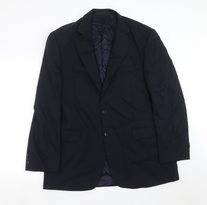 Marks and Spencer Mens Blue   Jacket Suit Jacket Size 42