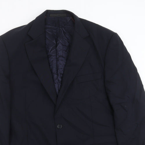 Marks and Spencer Mens Blue   Jacket Suit Jacket Size 42