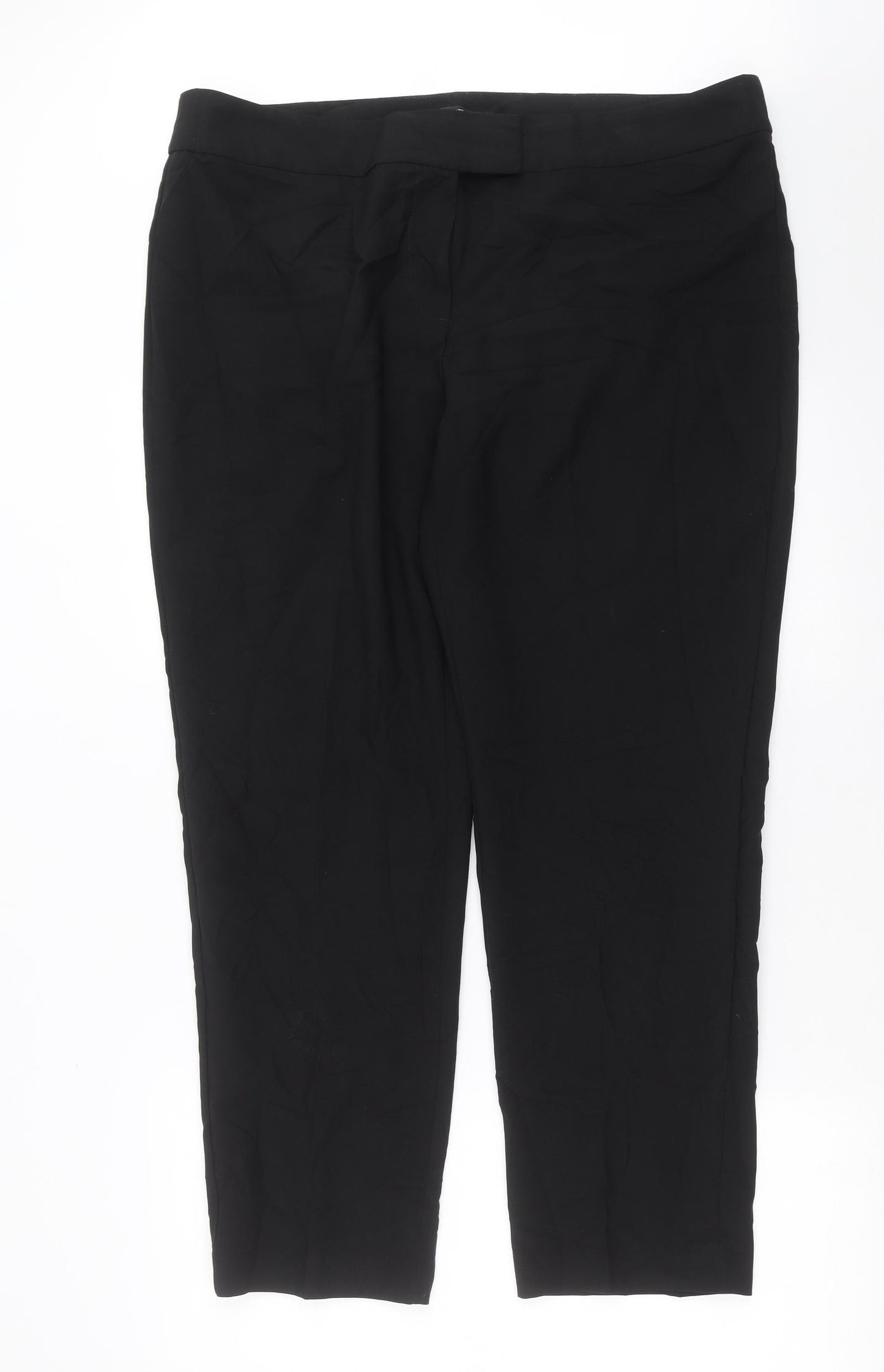 George Womens Black   Trousers  Size 18 L29 in