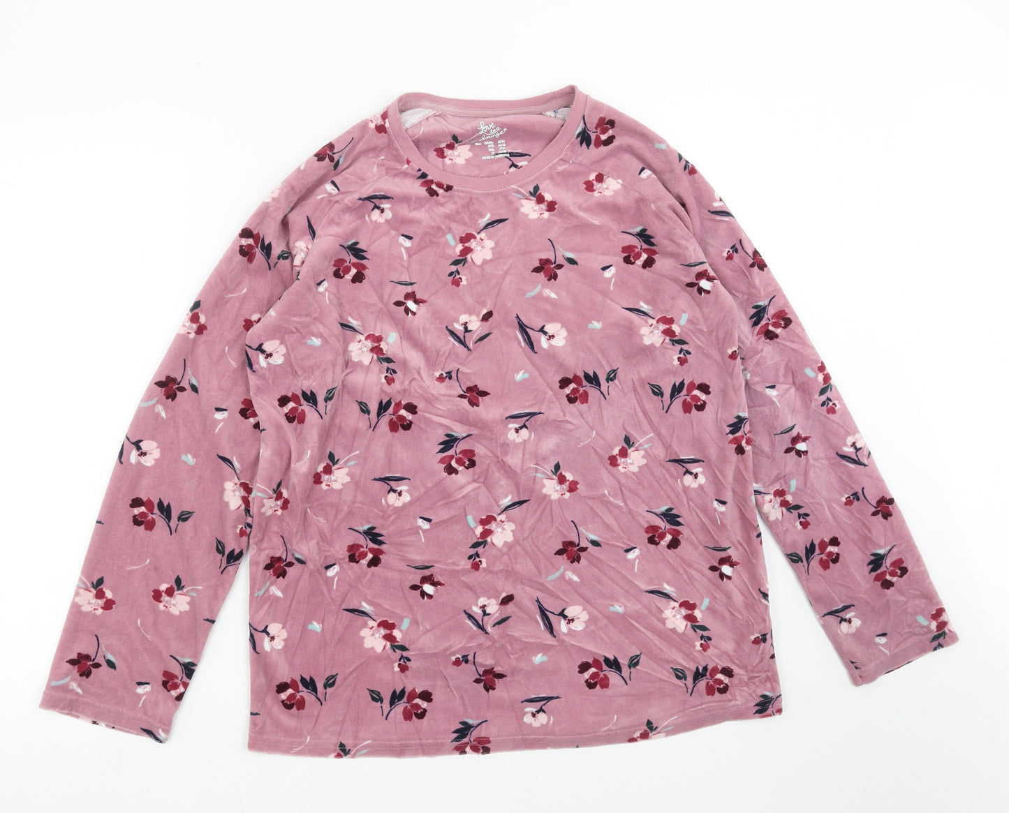 Primark Womens Purple Floral  Top Pyjama Top Size 12