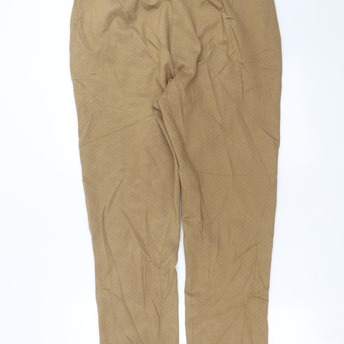 Preworn Womens Beige   Trousers  Size 18 L29 in - dotted pattern