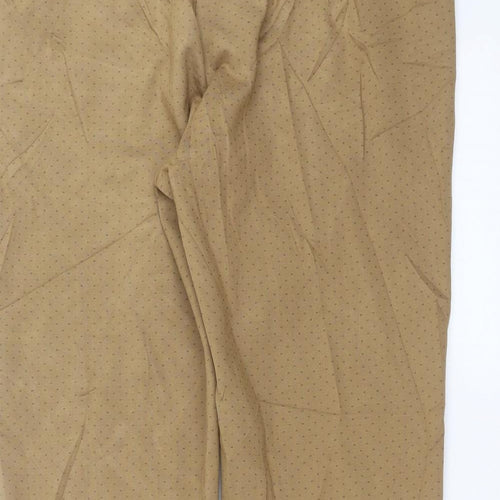 Preworn Womens Beige   Trousers  Size 18 L29 in - dotted pattern