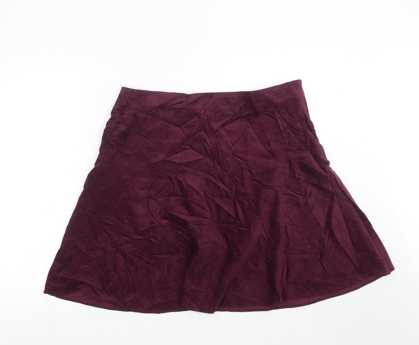 Marks and Spencer Womens Purple   A-Line Skirt Size 16