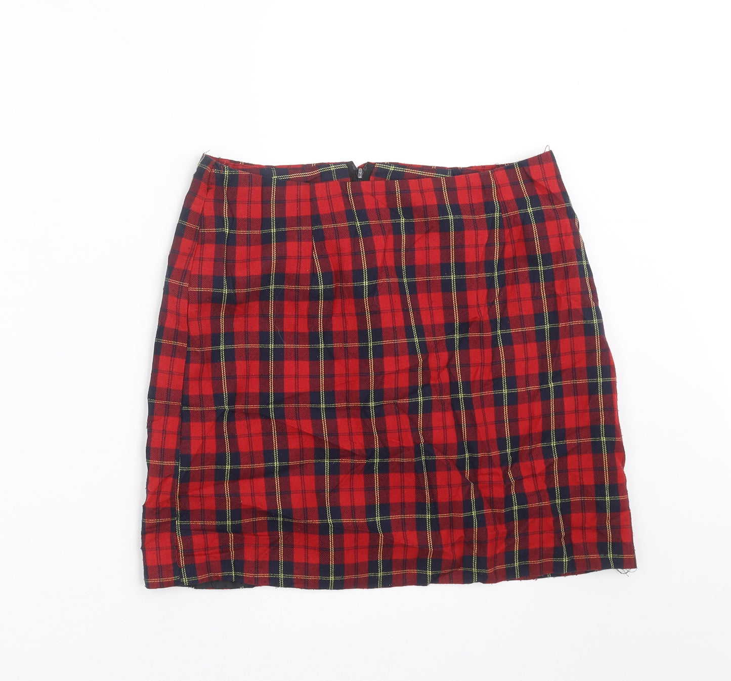 New Look Girls Red Plaid  Mini Set Size 8 Years