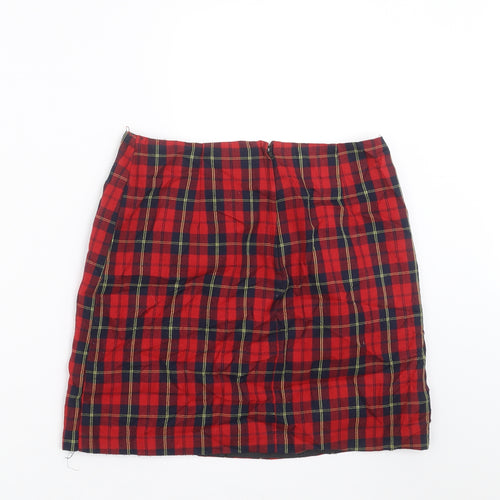 New Look Girls Red Plaid  Mini Set Size 8 Years