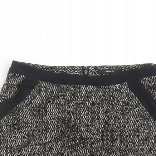 George Womens Black   Mini Skirt Size 8