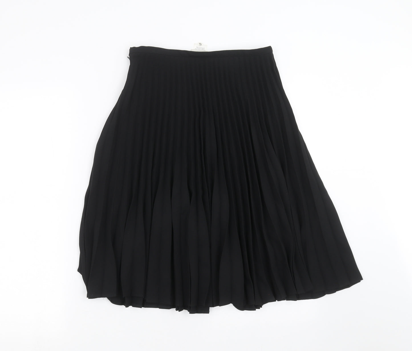 NEXT Womens Black   A-Line Skirt Size 12  - pleated
