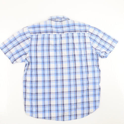 STONE BAY Mens Black Check   Button-Up Size M