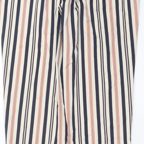 River Island Womens Beige Striped  Trousers  Size 8 L28 in