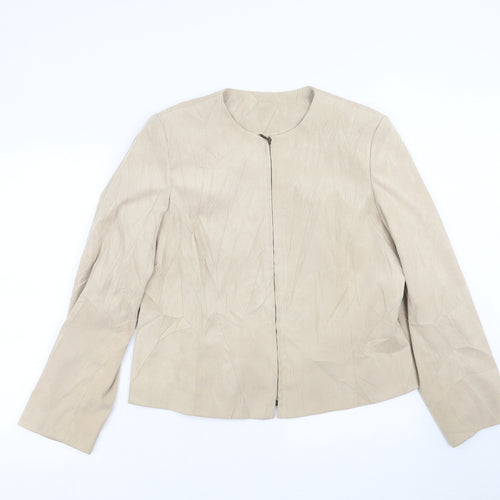 Preworn Womens Beige   Jacket  Size 18