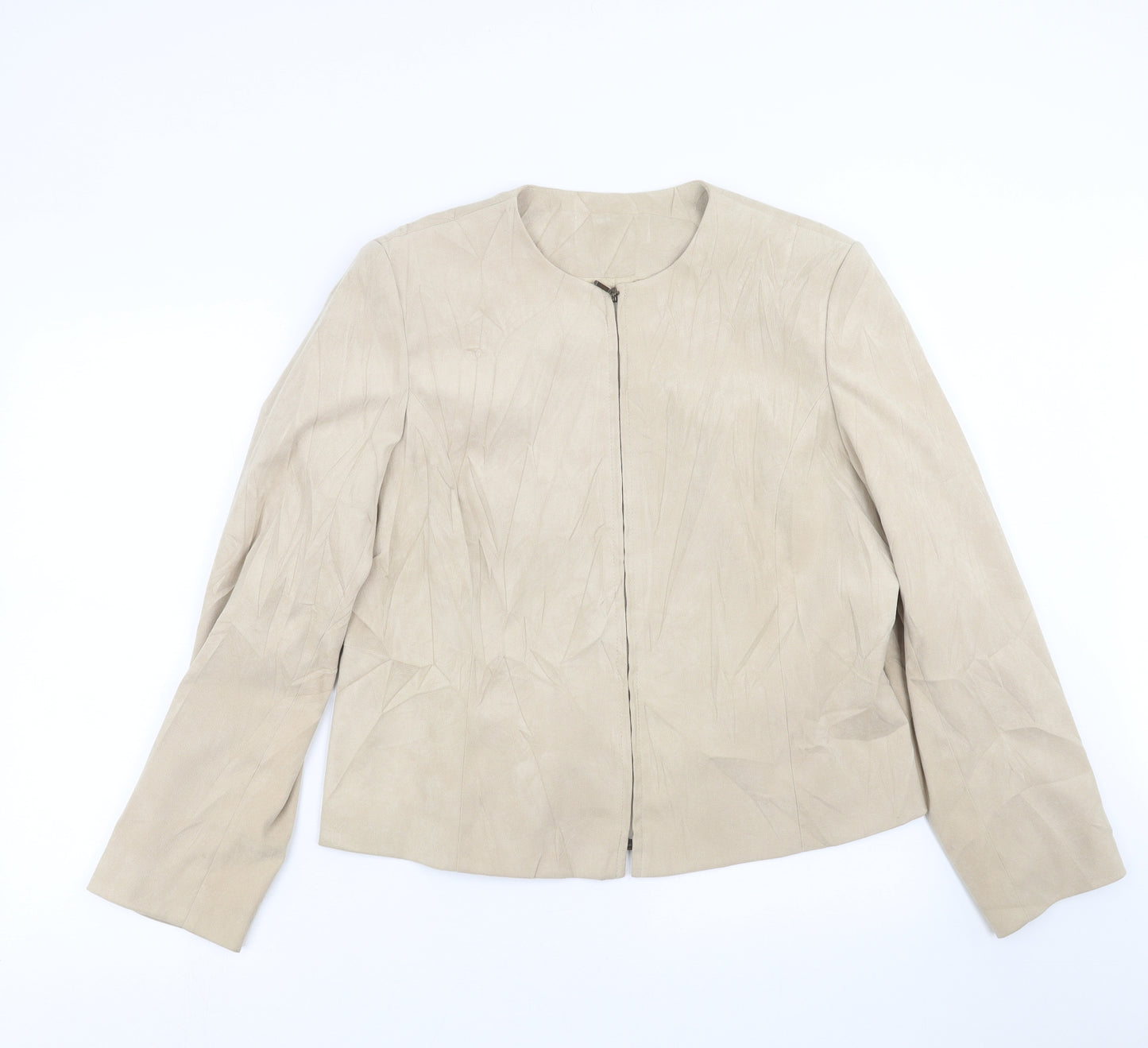 Preworn Womens Beige   Jacket  Size 18