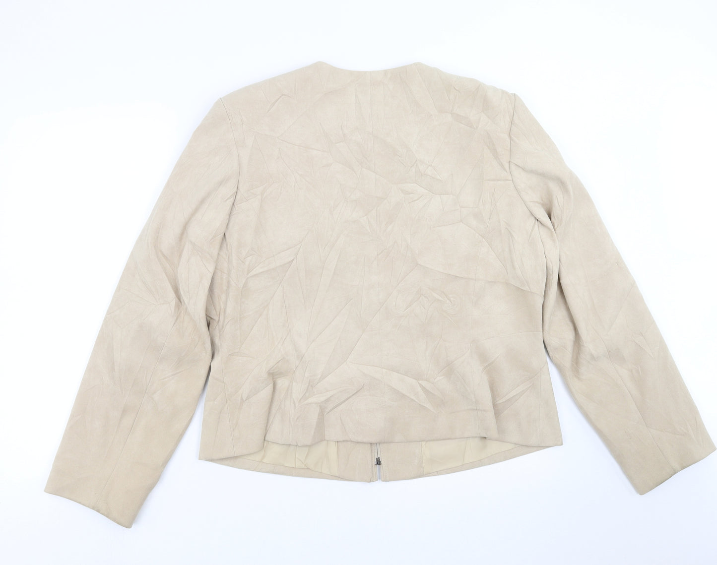Preworn Womens Beige   Jacket  Size 18