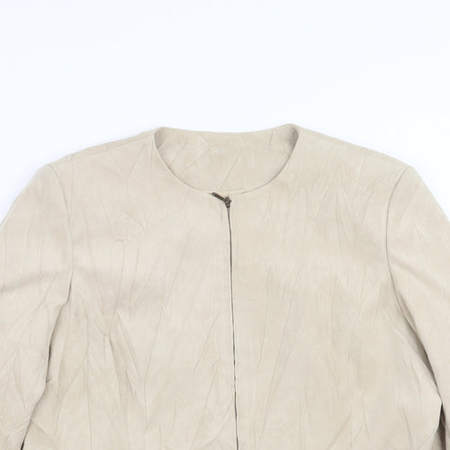 Preworn Womens Beige   Jacket  Size 18