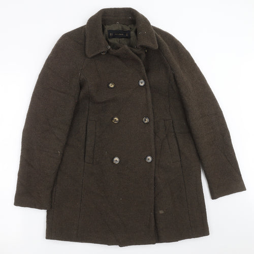 Zara Womens Green   Jacket Coat Size M