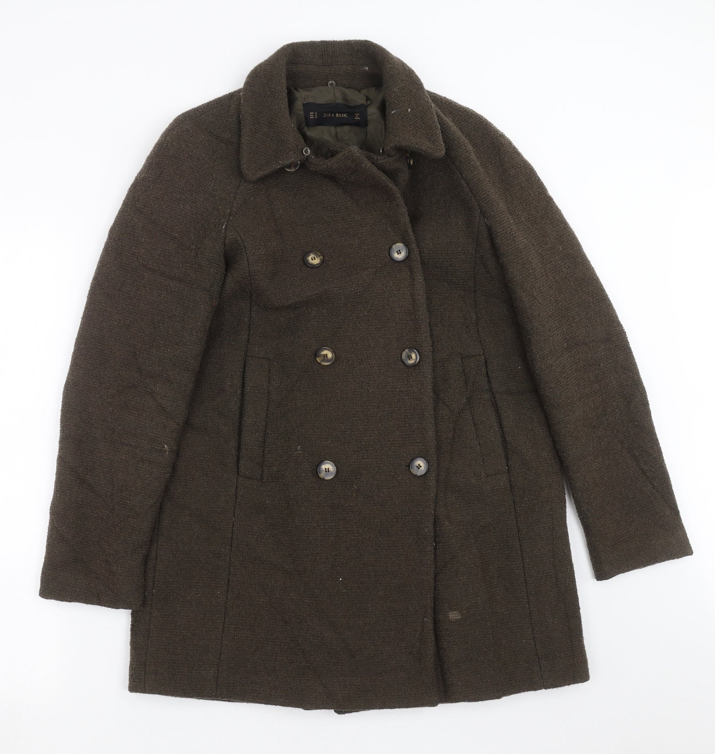 Zara Womens Green   Jacket Coat Size M