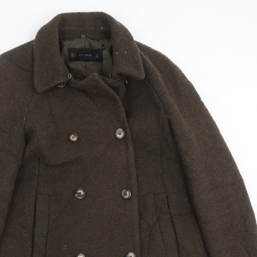 Zara Womens Green   Jacket Coat Size M