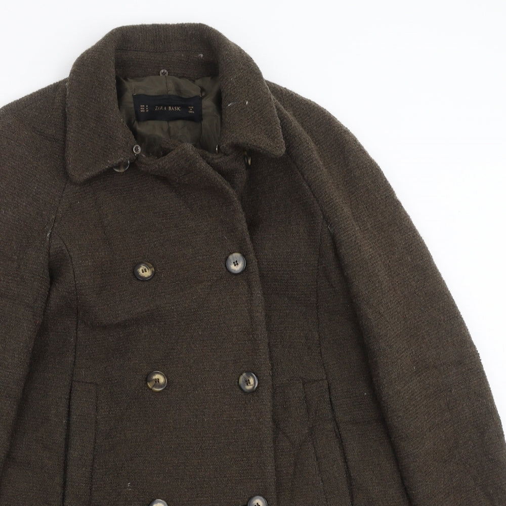 Zara Womens Green   Jacket Coat Size M