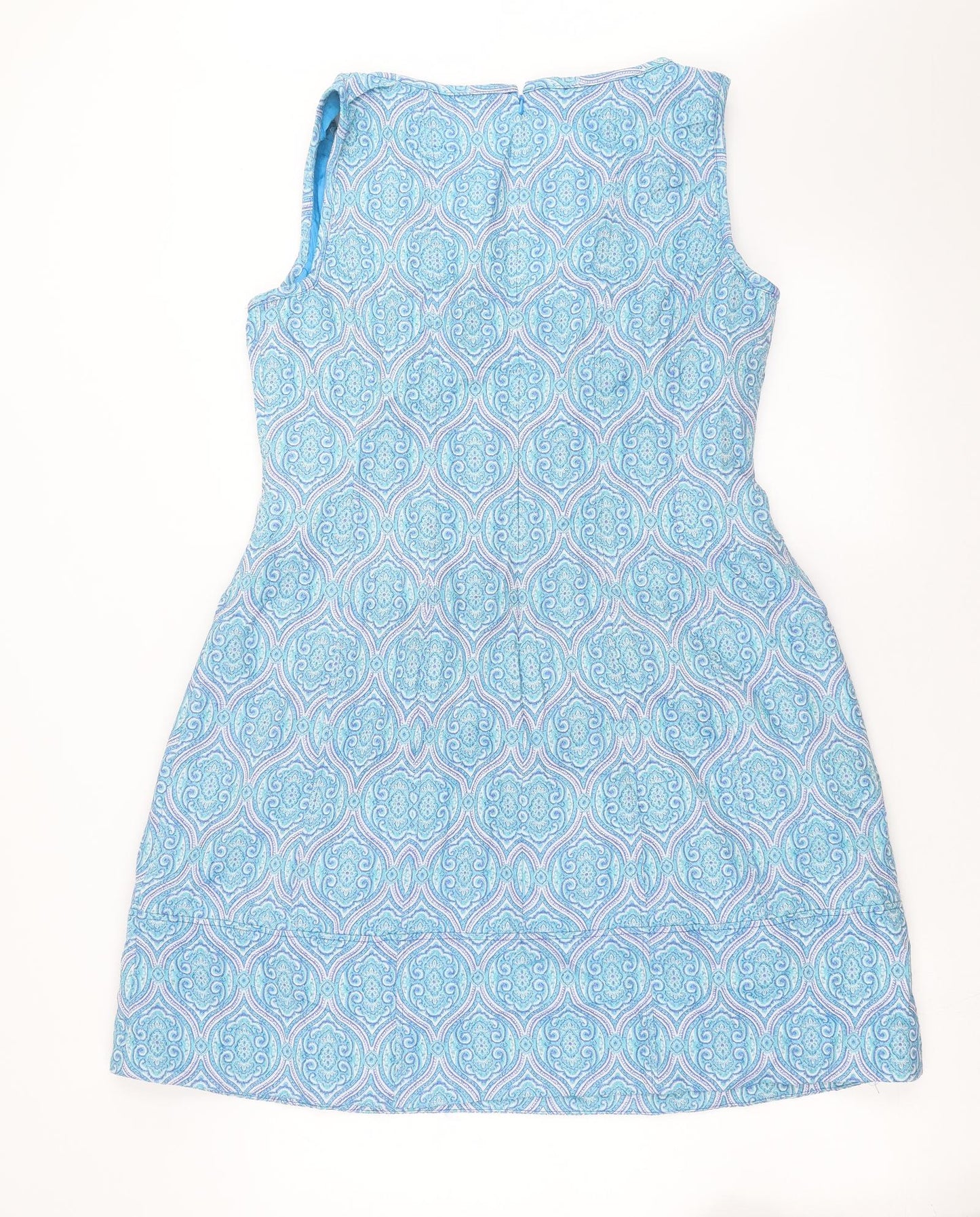 Pepperberry Womens Blue Geometric  Shift  Size 16