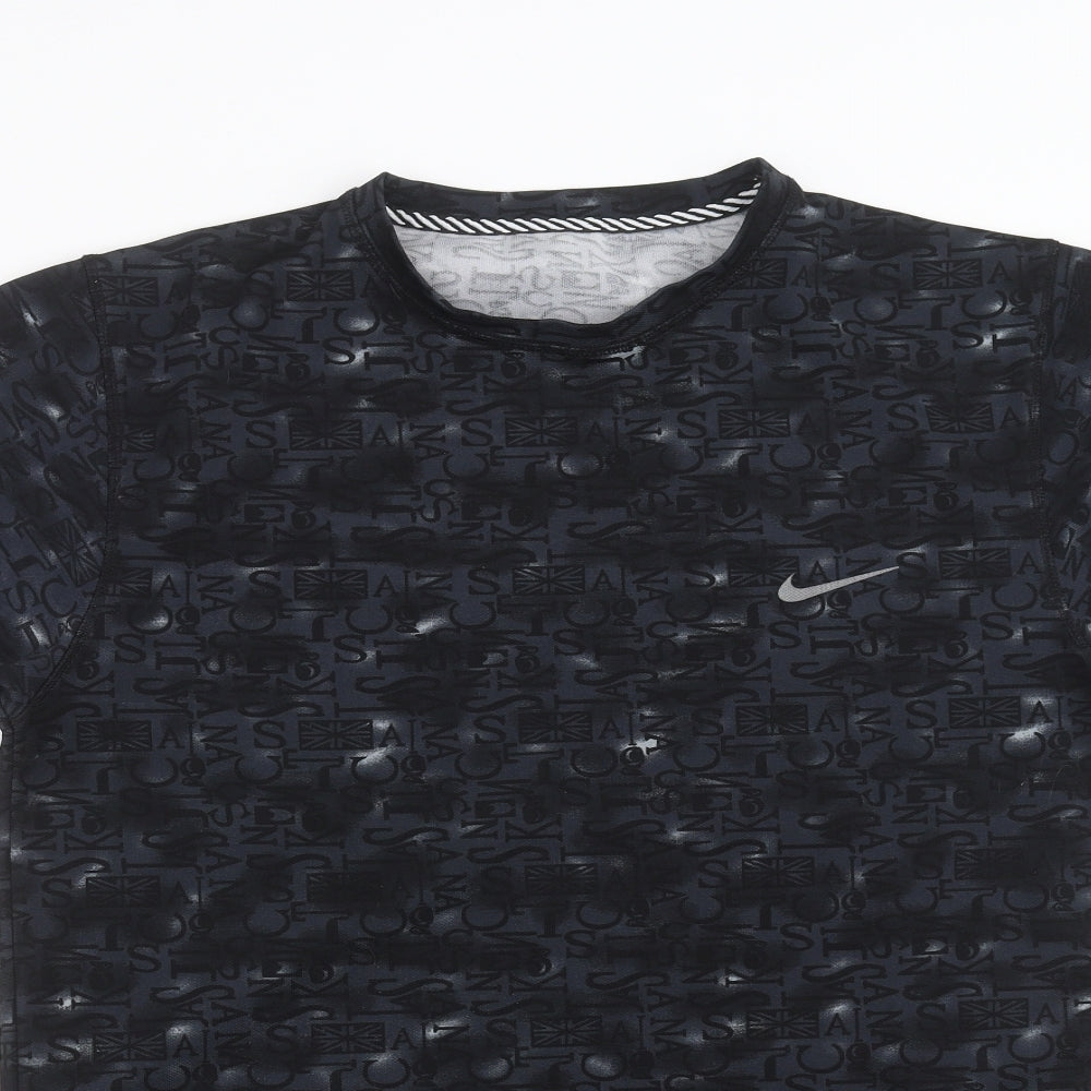 Preworn Mens Black    T-Shirt Size 2XL