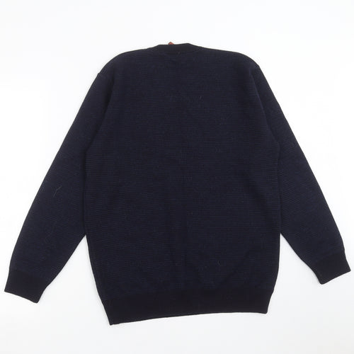 Marks and Spencer Mens Blue  Knit Pullover Jumper Size S