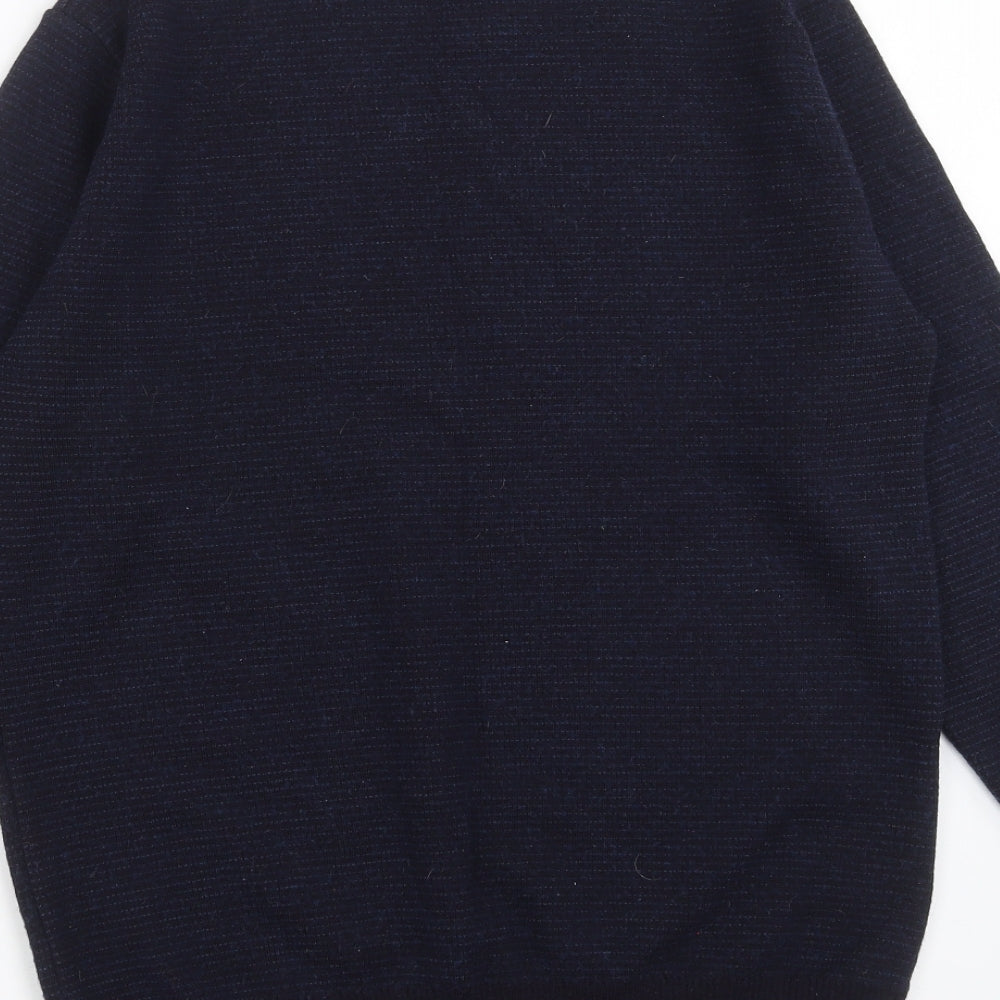 Marks and Spencer Mens Blue  Knit Pullover Jumper Size S