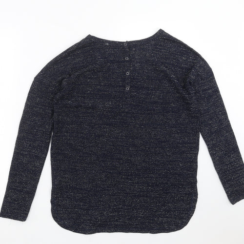 NEXT Womens Blue   Pullover Jumper Size 8  - glittery