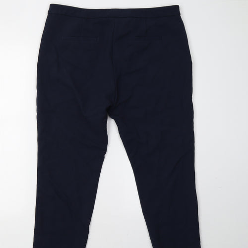 Marks and Spencer Womens Blue   Trousers  Size 16 L27 in