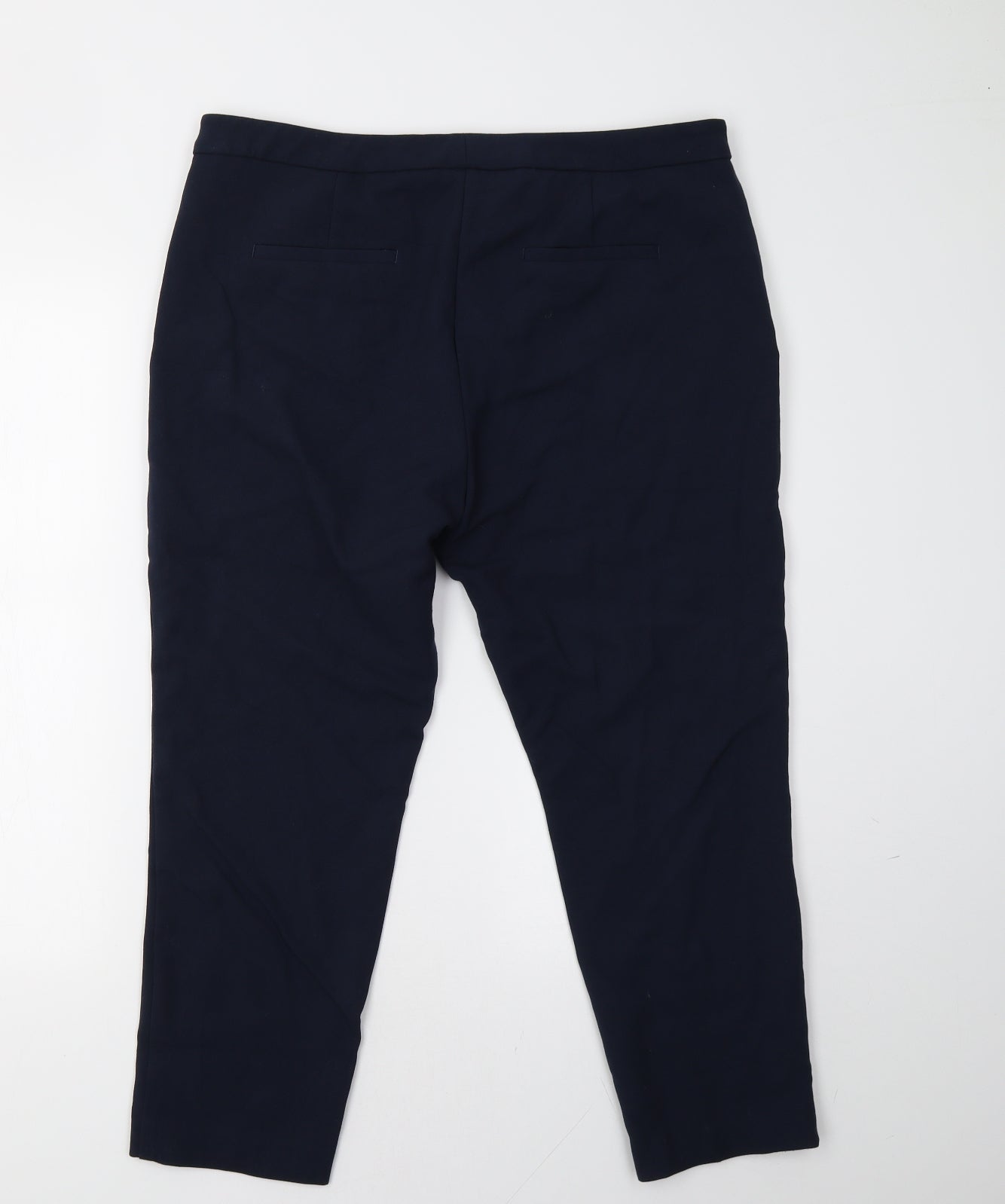 Marks and Spencer Womens Blue   Trousers  Size 16 L27 in