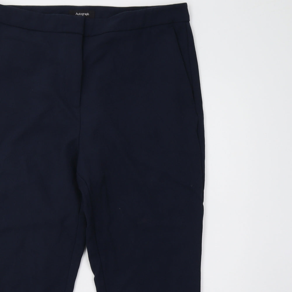 Marks and Spencer Womens Blue   Trousers  Size 16 L27 in