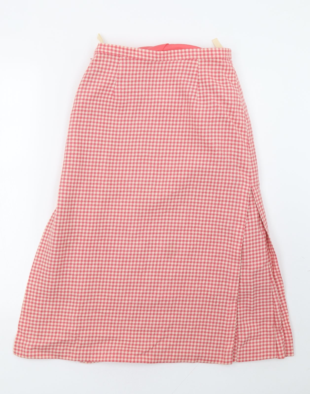 Alexon Womens Red Check  A-Line Skirt Size 12