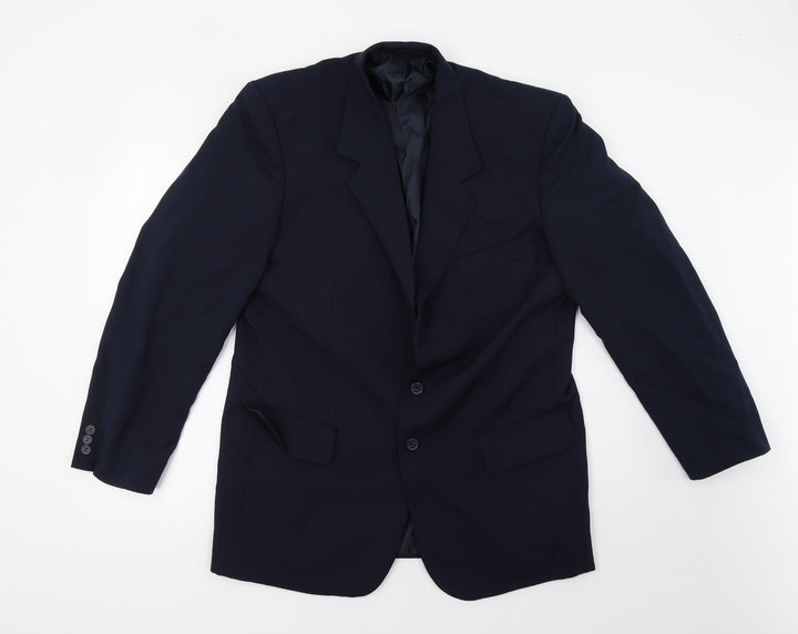jolliman Mens Blue   Jacket Blazer Size 40