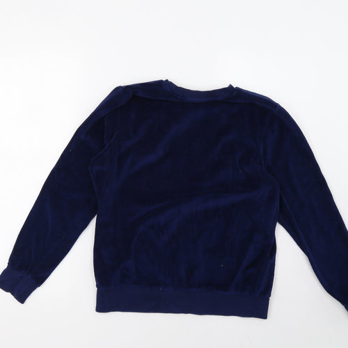 Brave Soul Womens Blue   Pullover Sweatshirt Size S