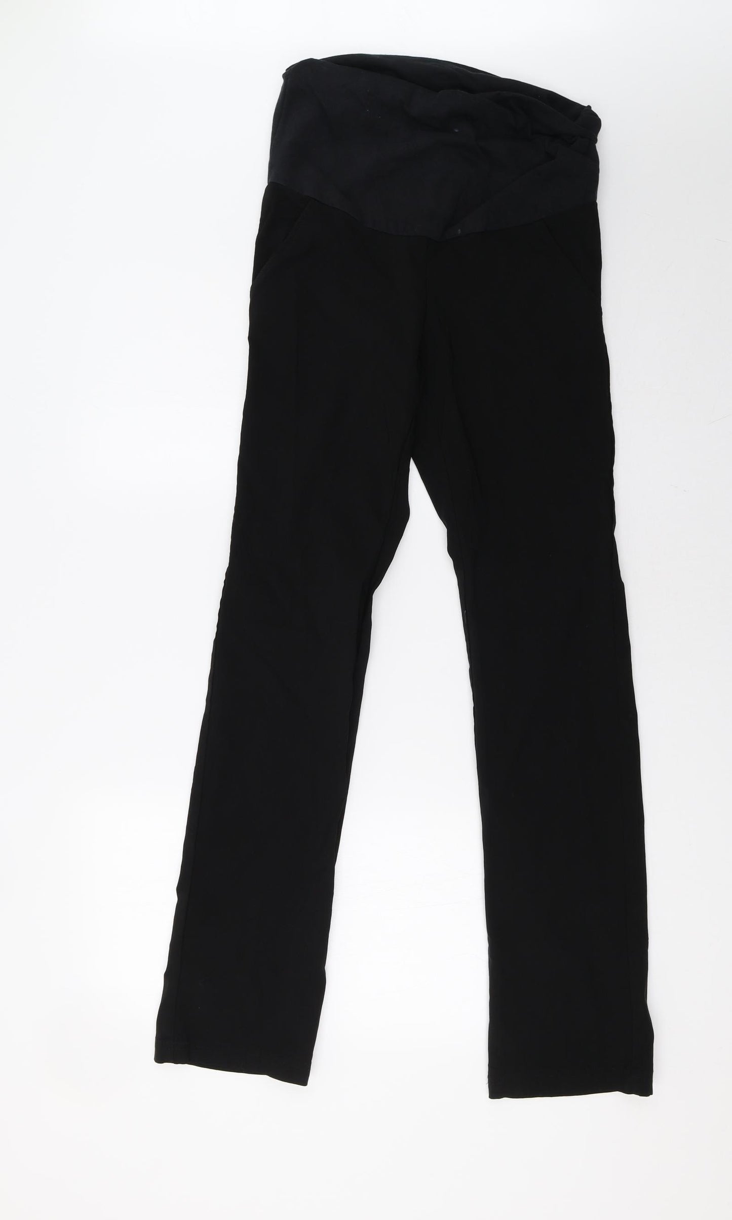 patch Womens Black   Trousers  Size XS L30 in