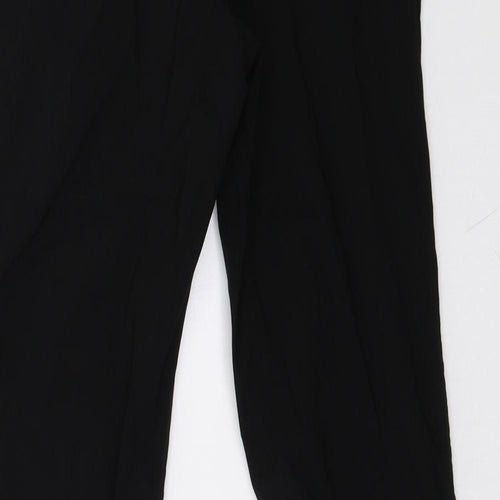 patch Womens Black   Trousers  Size XS L30 in
