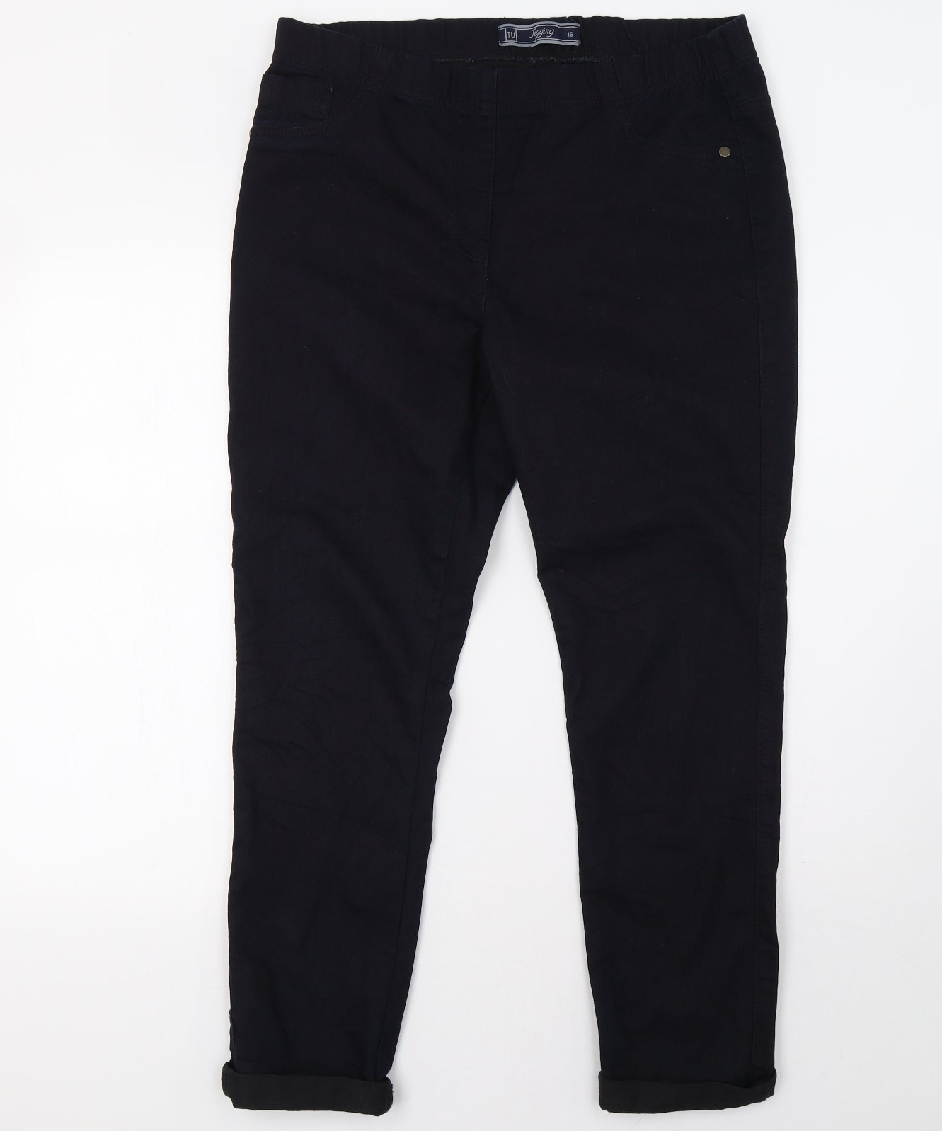 Sainsburys Womens Blue   Trousers  Size 16 L30 in