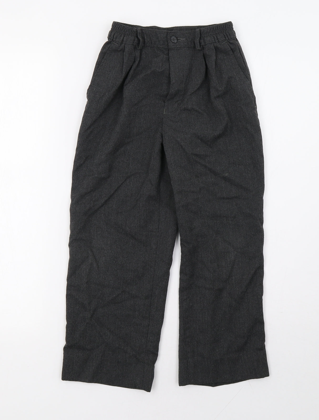 Marks and Spencer Boys Grey    Trousers Size 9 Months - school wear