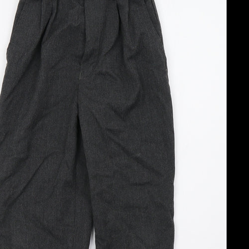 Marks and Spencer Boys Grey    Trousers Size 9 Months - school wear