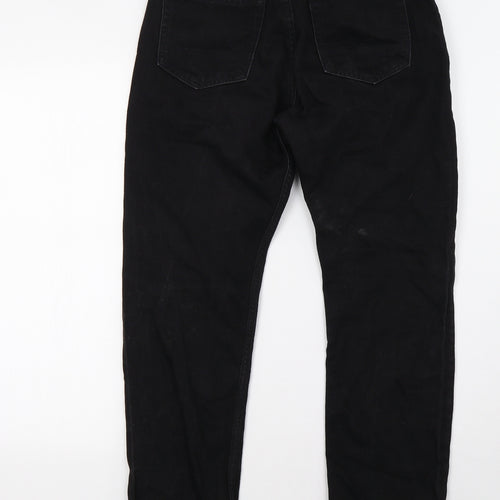 Indigo Womens Black  Denim Straight Jeans Size 30 L27 in