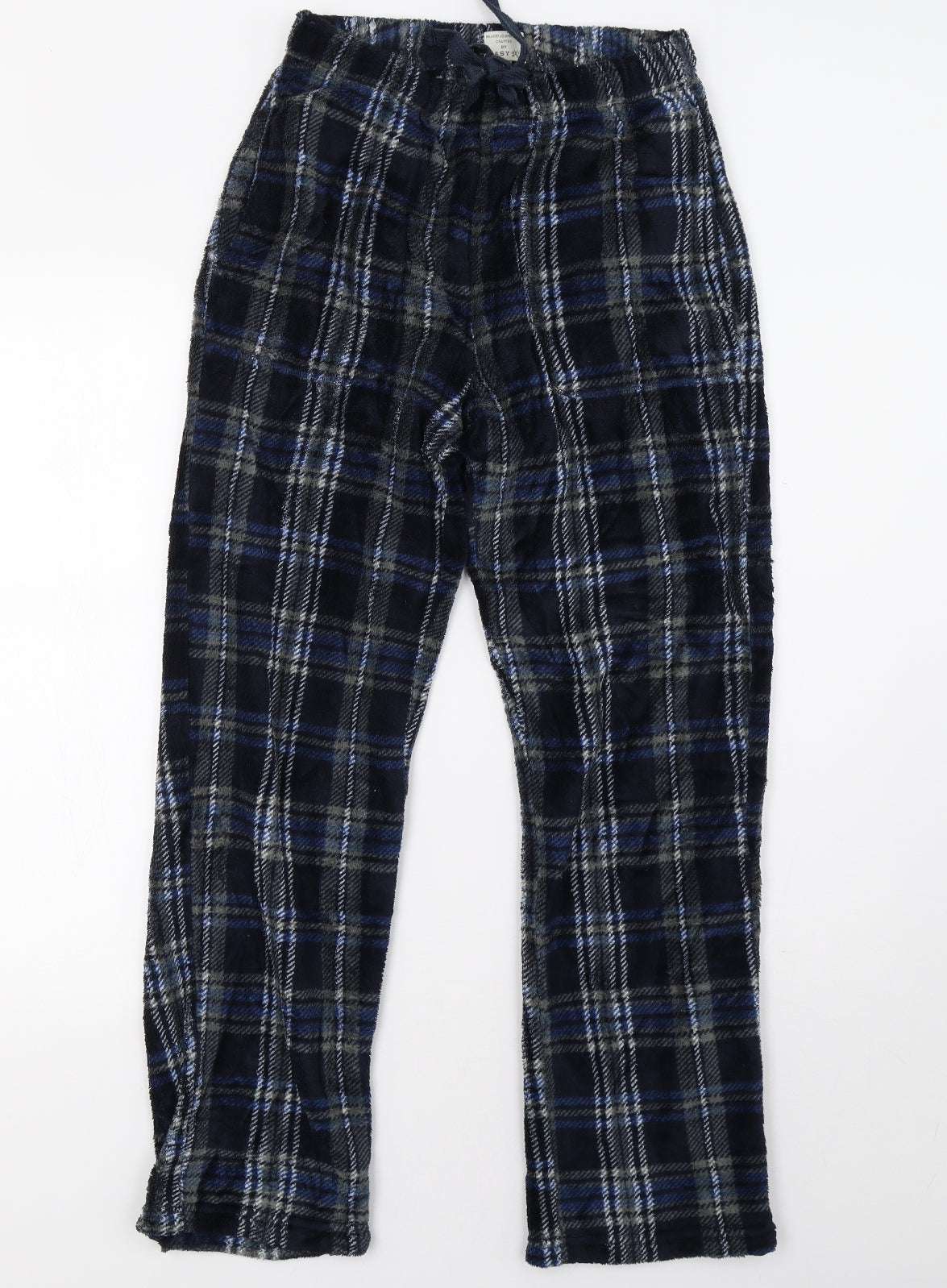 Matalan Mens Blue Check   Pyjama Pants Size S