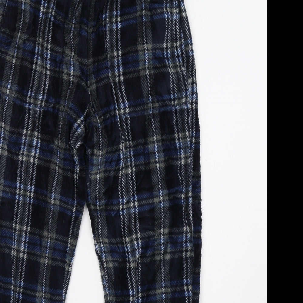 Matalan Mens Blue Check   Pyjama Pants Size S
