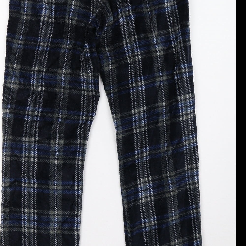 Matalan Mens Blue Check   Pyjama Pants Size S