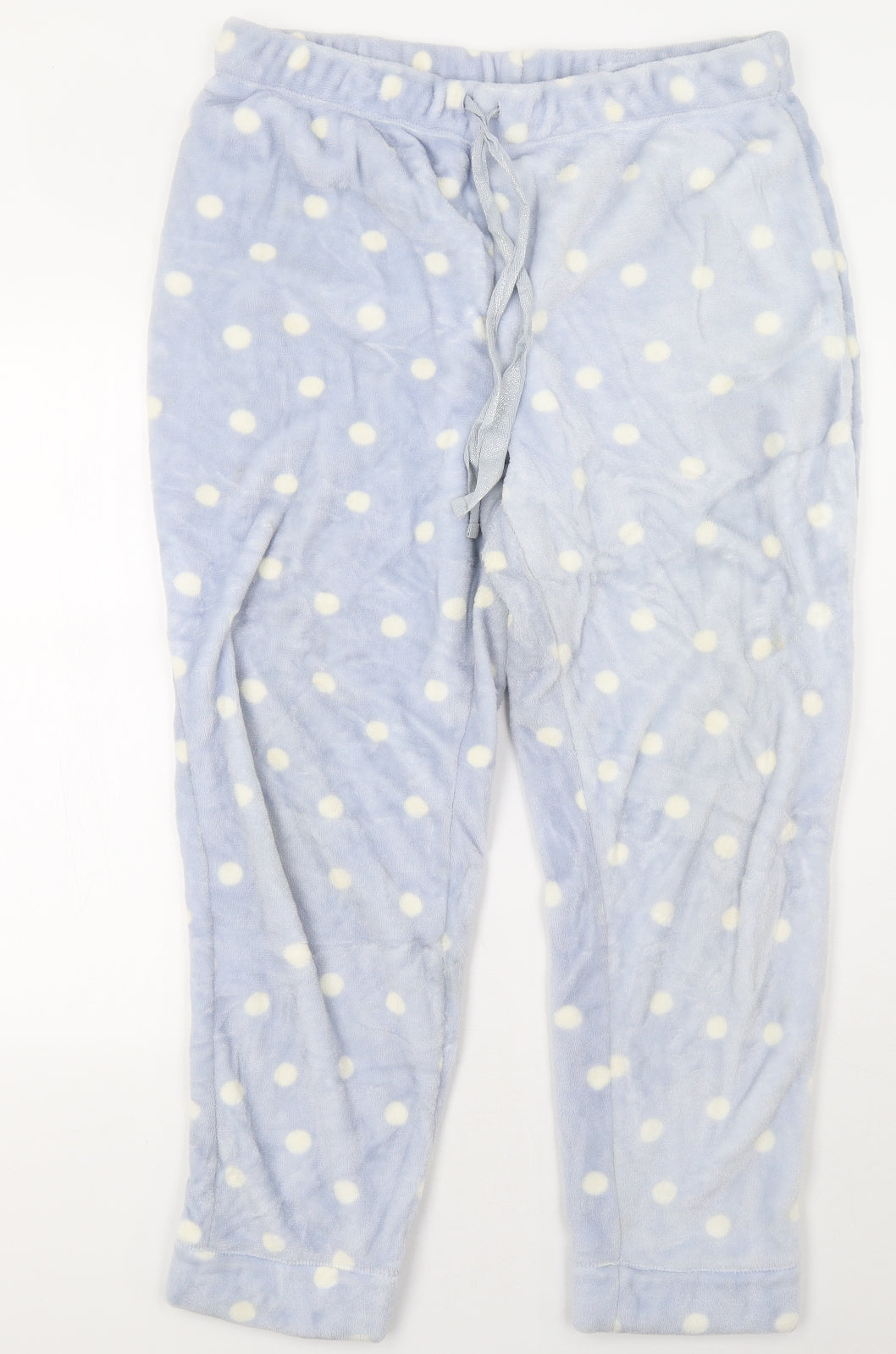 Sainsburys Womens Blue Polka Dot   Pyjama Pants Size L