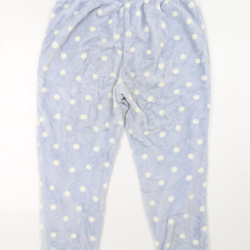 Sainsburys Womens Blue Polka Dot   Pyjama Pants Size L